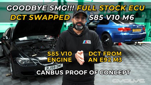 DCT Swapping our V10 M6 on Stock ECUs - Episode 01 - Proof of concept - Evolve Automotive