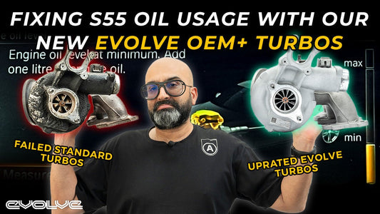 Fixing Matt's failed M4 turbos with our new Evolve OEM+ S55 Turbos - No more oil usage - Evolve Automotive