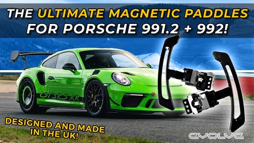 How we made Weissach style Magnetic shift paddles for the Porsche 991 GT3 RS - Evolve Automotive