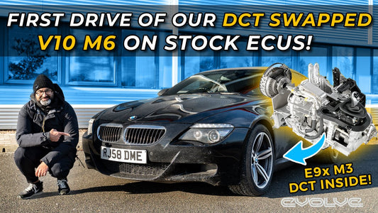 Imran's first drive of our DCT swapped V10 M6 on stock ECUs! - Episode 02 - Evolve Automotive