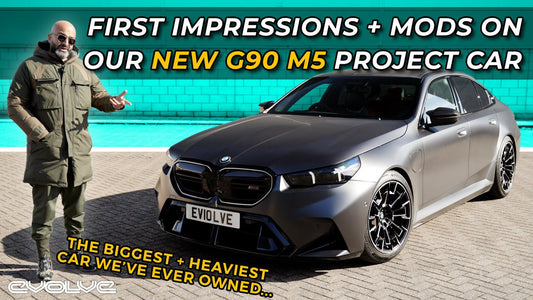 This is our new G90 M5 Project Car - Imran's first thoughts and modifications! - Evolve Automotive