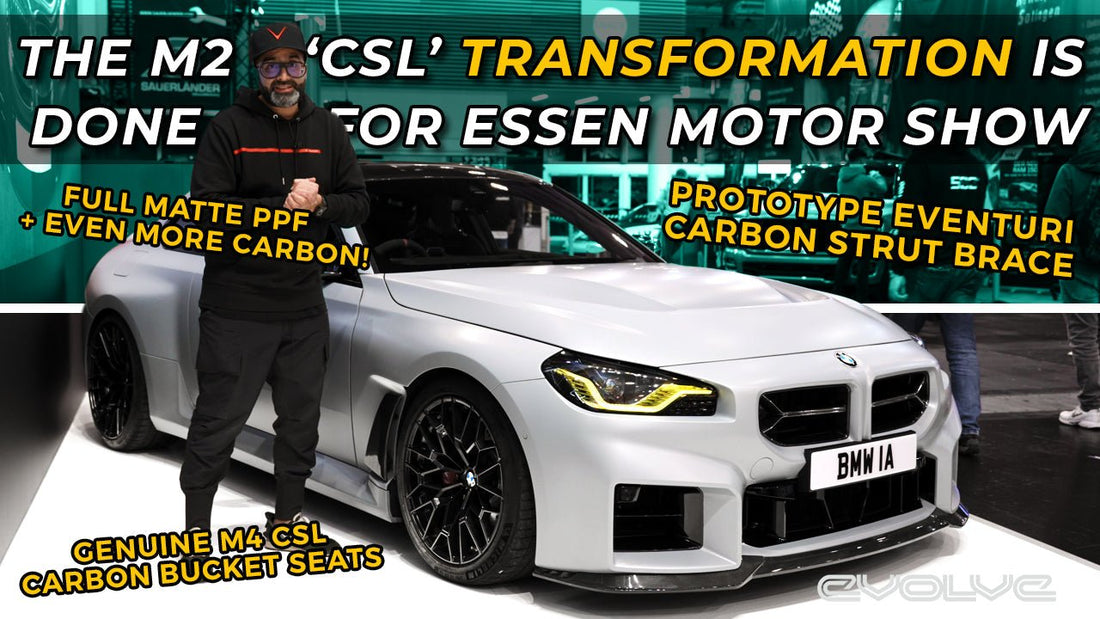 Transforming our G87 M2 in to a full 'CSL' for Essen Motor Show - Matte PPF + Carbon CSL Seats - Evolve Automotive