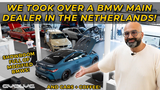 We took over a BMW Dealer Showroom in the Netherlands! Story BMW x Evolve Takeover + Cars and Coffee - Evolve Automotive