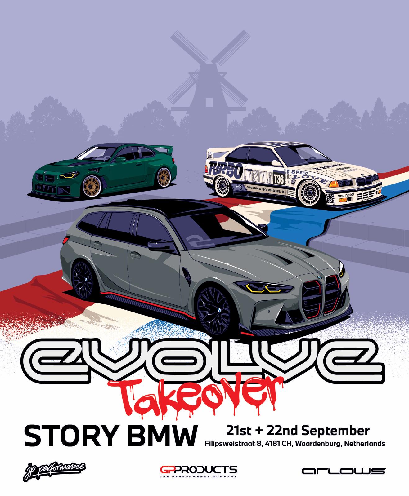 Story BMW Evolve Takeover Tee