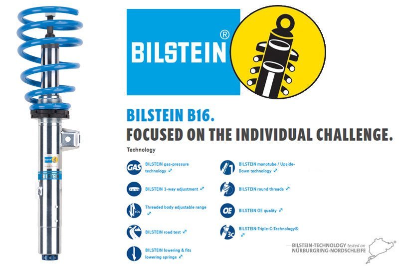 Bilstein B16 Damptronic Coilovers - BMW 6 Series E63/E64 M6 - Evolve Automotive