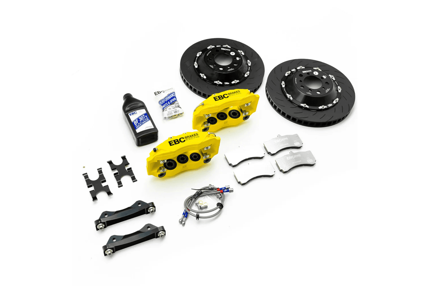 EBC Racing 6 Piston Apollo Front Big Brake Kit - BMW F80 M3 | F82 M4 | F87 M2 - Evolve Automotive