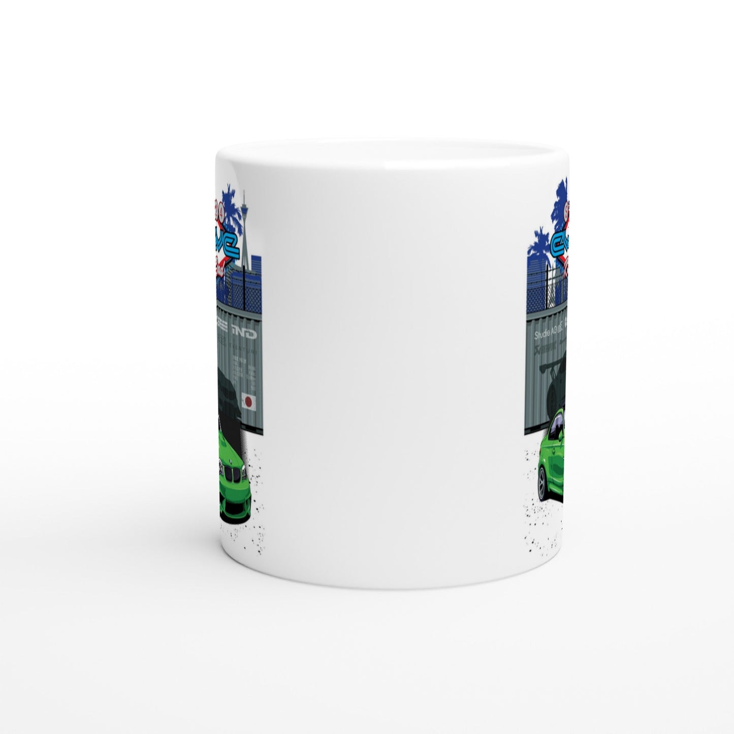 Evolve SEMA White 11oz Ceramic Mug - Evolve Automotive