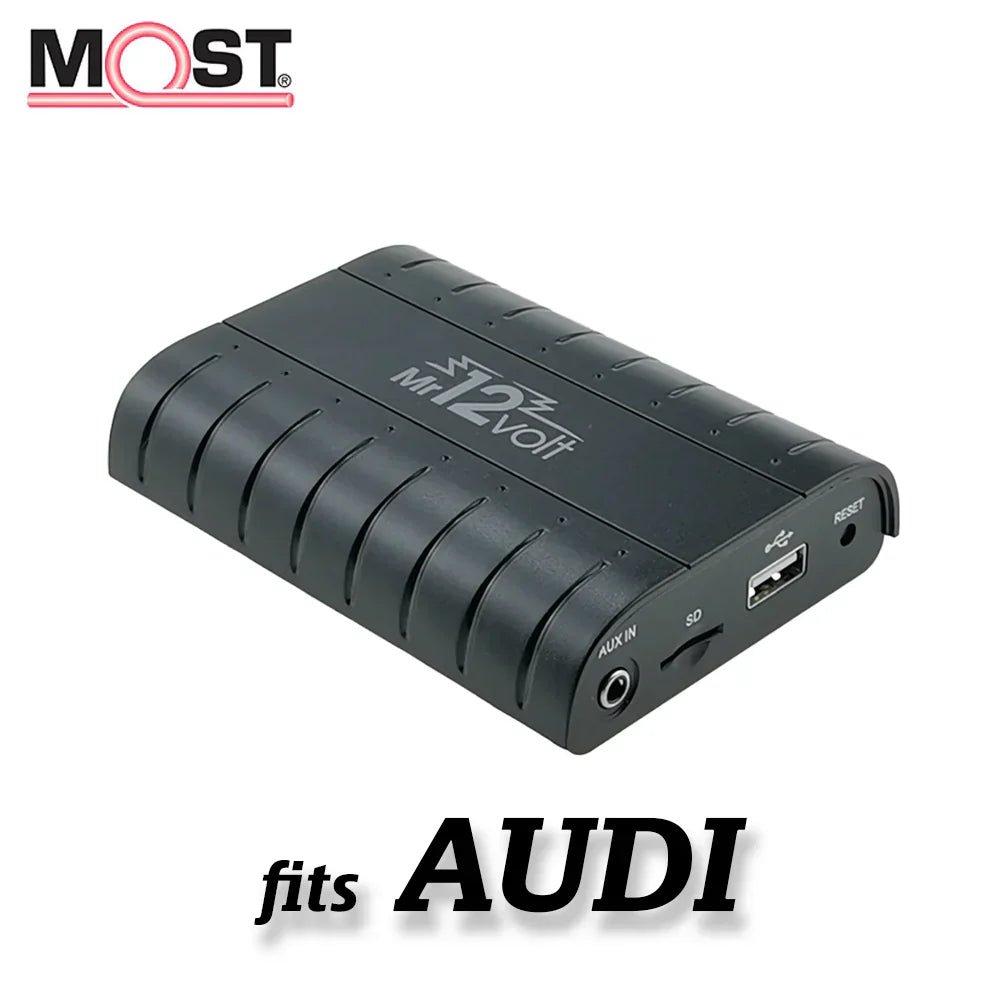 Mr12Volt Audi A4 A6 A8 Q7 MOST Bluetooth Adapter Interface for with MMI 2G High - Evolve Automotive