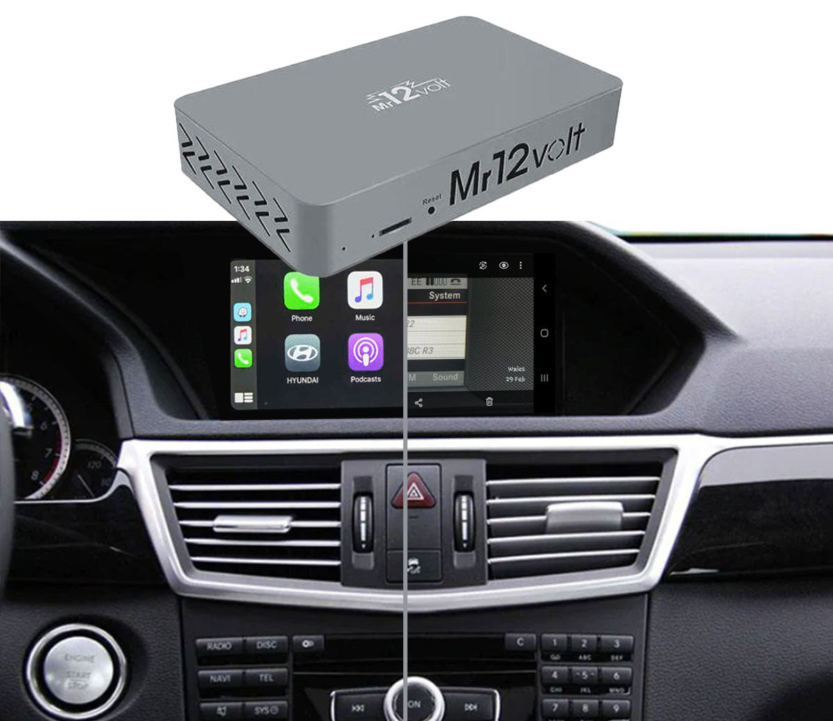 Mr12Volt Mercedes Benz High End CarPlay & AA Interface W221 NTG3.5 MOST Bus (2009 - 2012 facelift) - Evolve Automotive