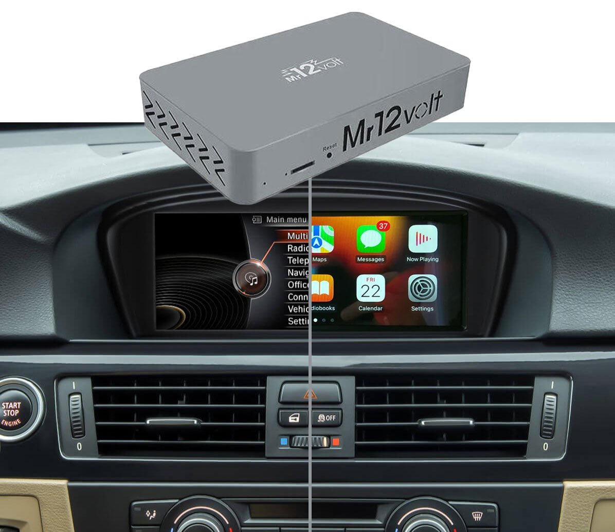 Mr12Volt MOST Bus BMW CIC CarPlay & AA Interface with OEM microphone  support - BMW E8X 1 Series | E9X 3 Series | E6X 5 series