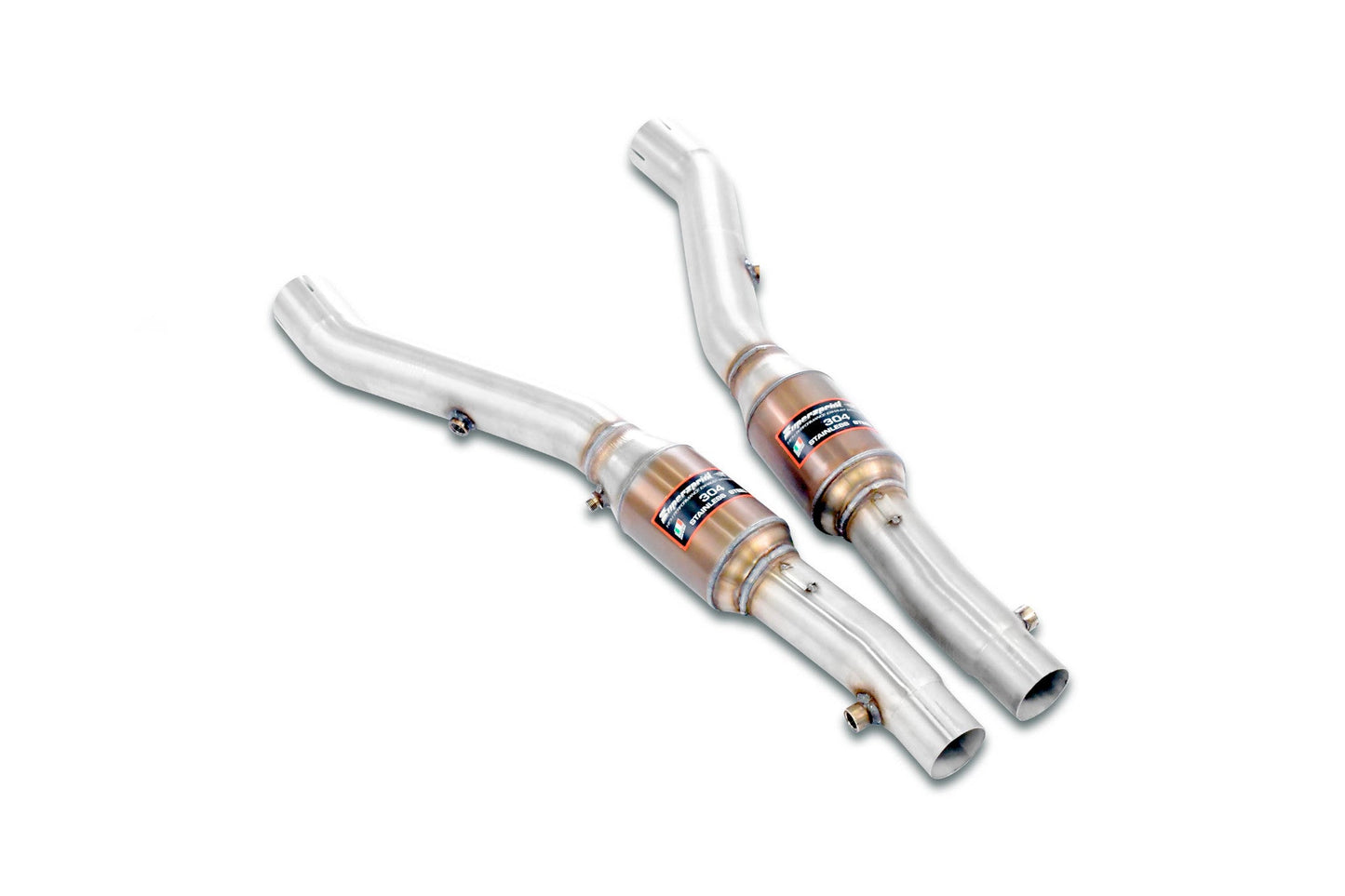 Supersprint Front Connecting Pipes (Sports Cats) - BMW E39 M5 - Evolve Automotive