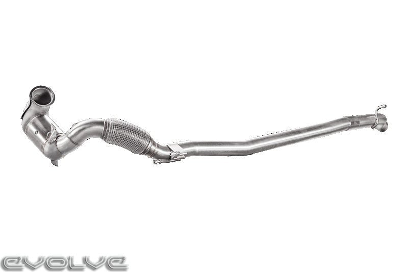 Akrapovic Turbo Downpipe With Cat - Audi S3 8V - Evolve Automotive