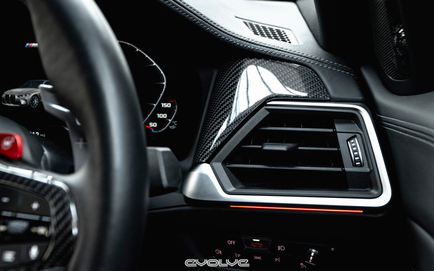 Indiv G8X M3 / M4 Carbon Air Vent RHD - BMW G80 M3 | G82 M4 - Evolve Automotive