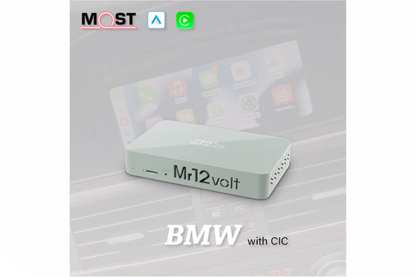 Mr12Volt MOST Bus BMW CIC CarPlay & AA Interface with OEM microphone  support - BMW E8X 1 Series | E9X 3 Series | E6X 5 series