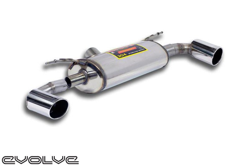 Supersprint Rear Exhaust 100mm Tailpipes - BMW 1 Series F20/F21 M135I/M140I - Evolve Automotive