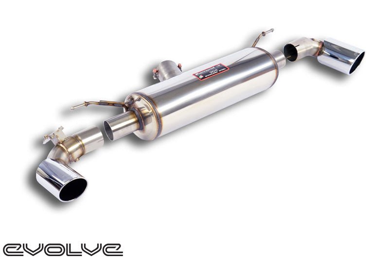 Supersprint Valved Rear Exhaust 80mm Tailpipes - BMW 1 Series F20/F21 M140I - Evolve Automotive